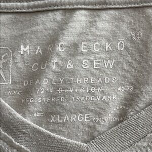 Marc Ecko Heather Gray Cut & Sew Tee